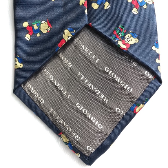 Giorgio Redaelli 100% Italian silk Christmas tie - Picture 2 of 7